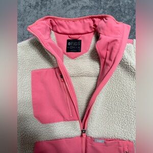 Figs Women’s Desert Rose On Shift Sherpa Jacket